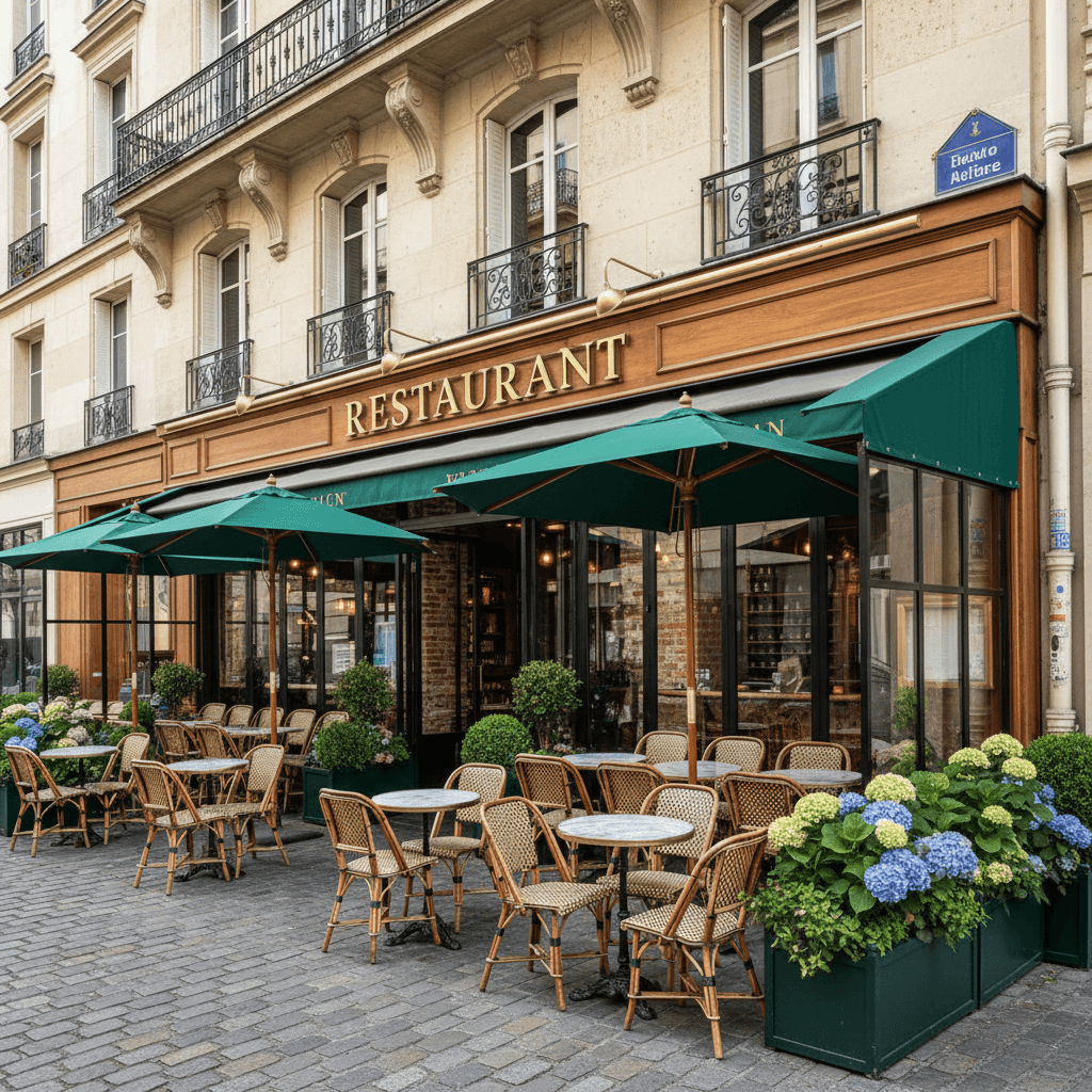 Restaurant clé en main à Paris avec terrasse