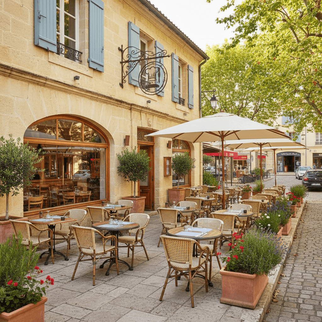 Restaurant 111m² à Aix-En-Provence : terrasse - licence IV