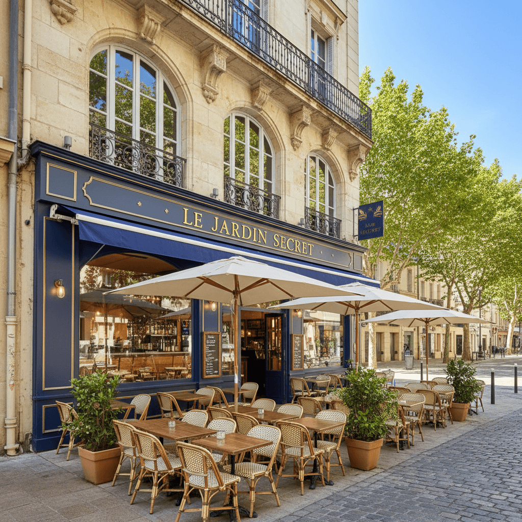 Restaurant 50m² à Montpellier : terrasse - extraction