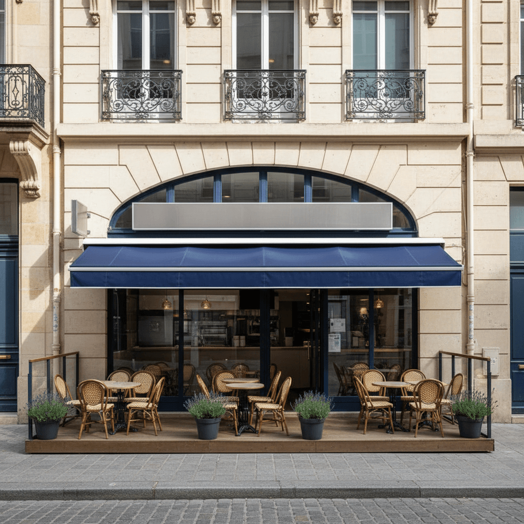 Fast-food 100m² à Lille : terrasse - licence IV