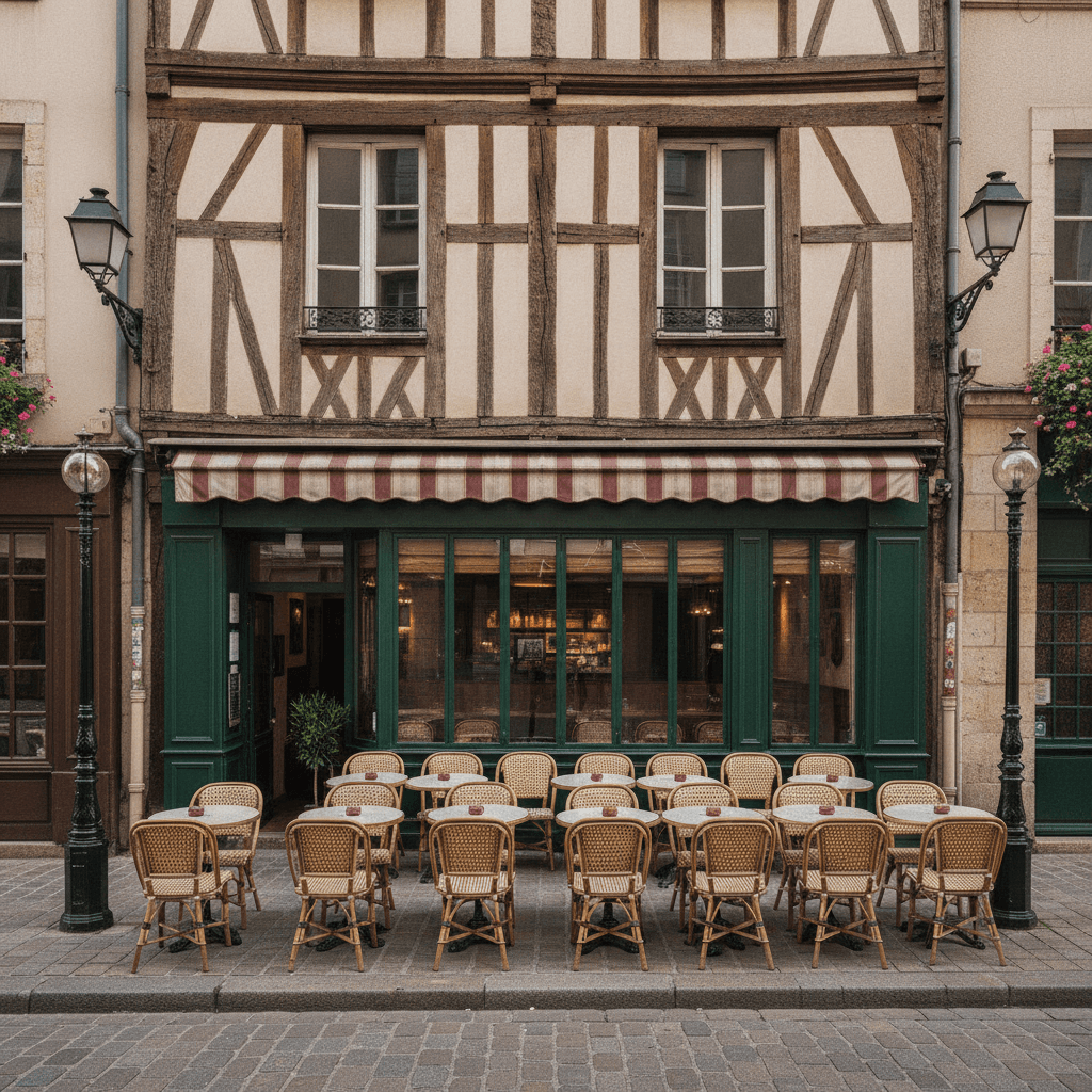 Restaurant à Rouen : terrasse - licence IV