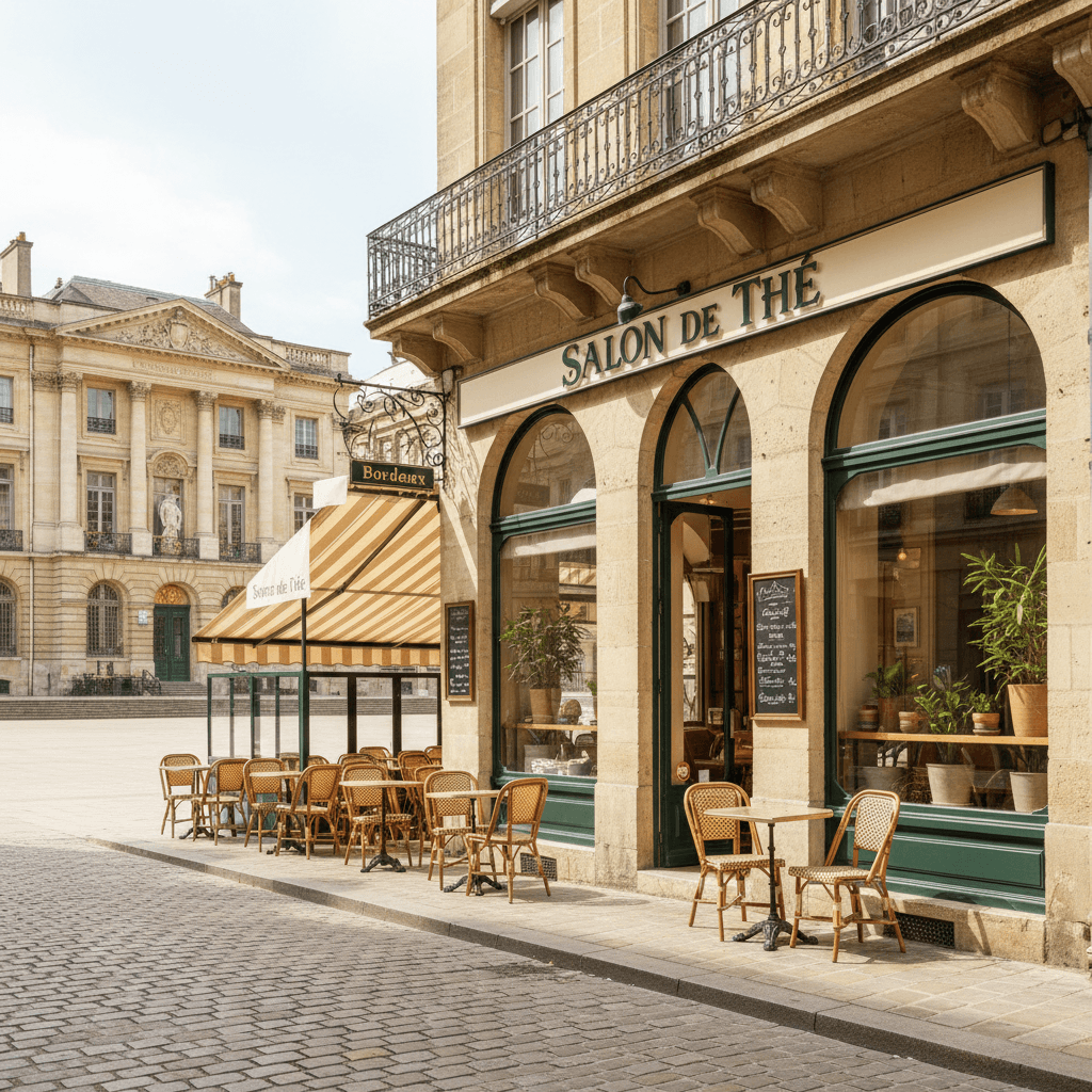 Snack 50m² à Bordeaux : terrasse