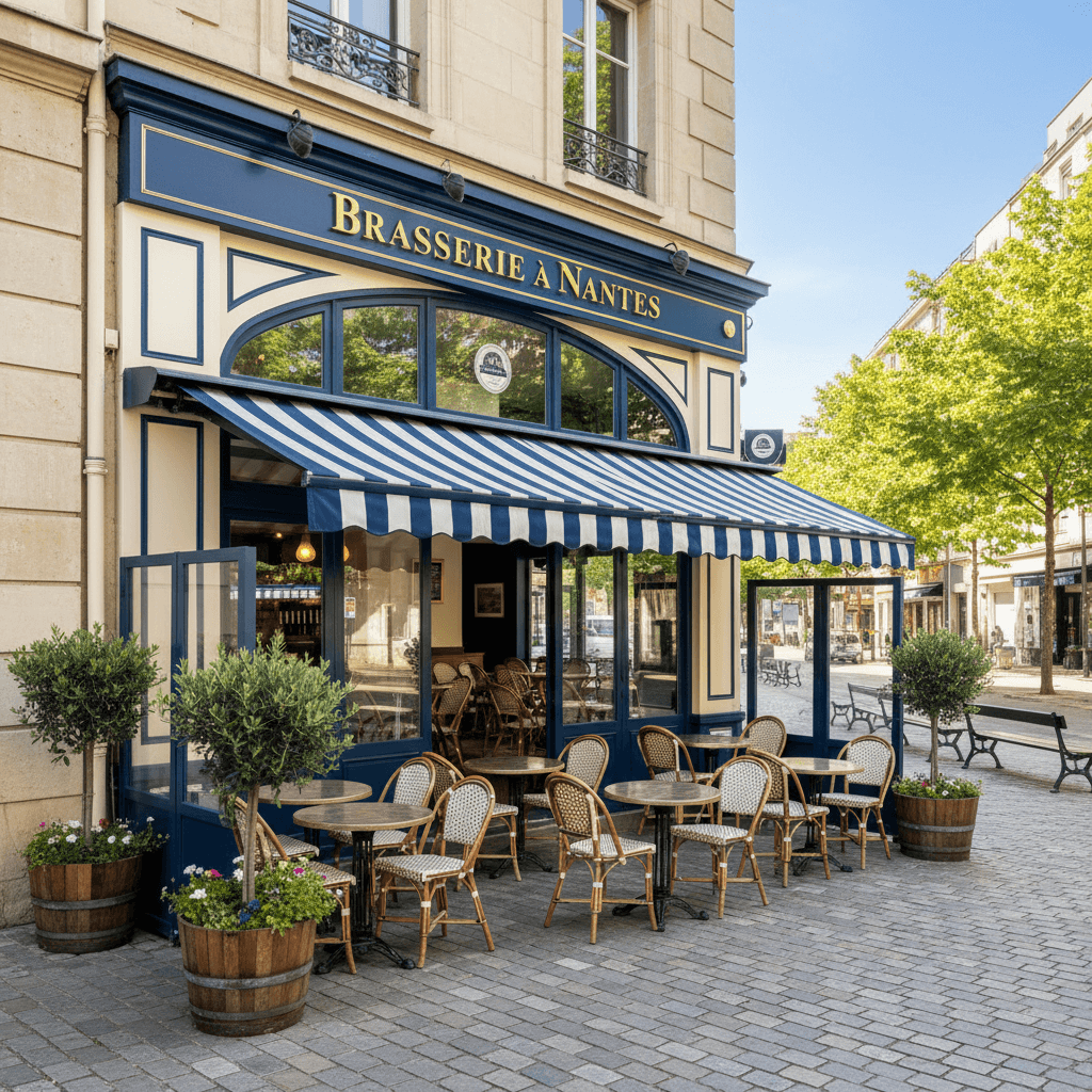 Bar-brasserie à Nantes : terrasse - licence IV