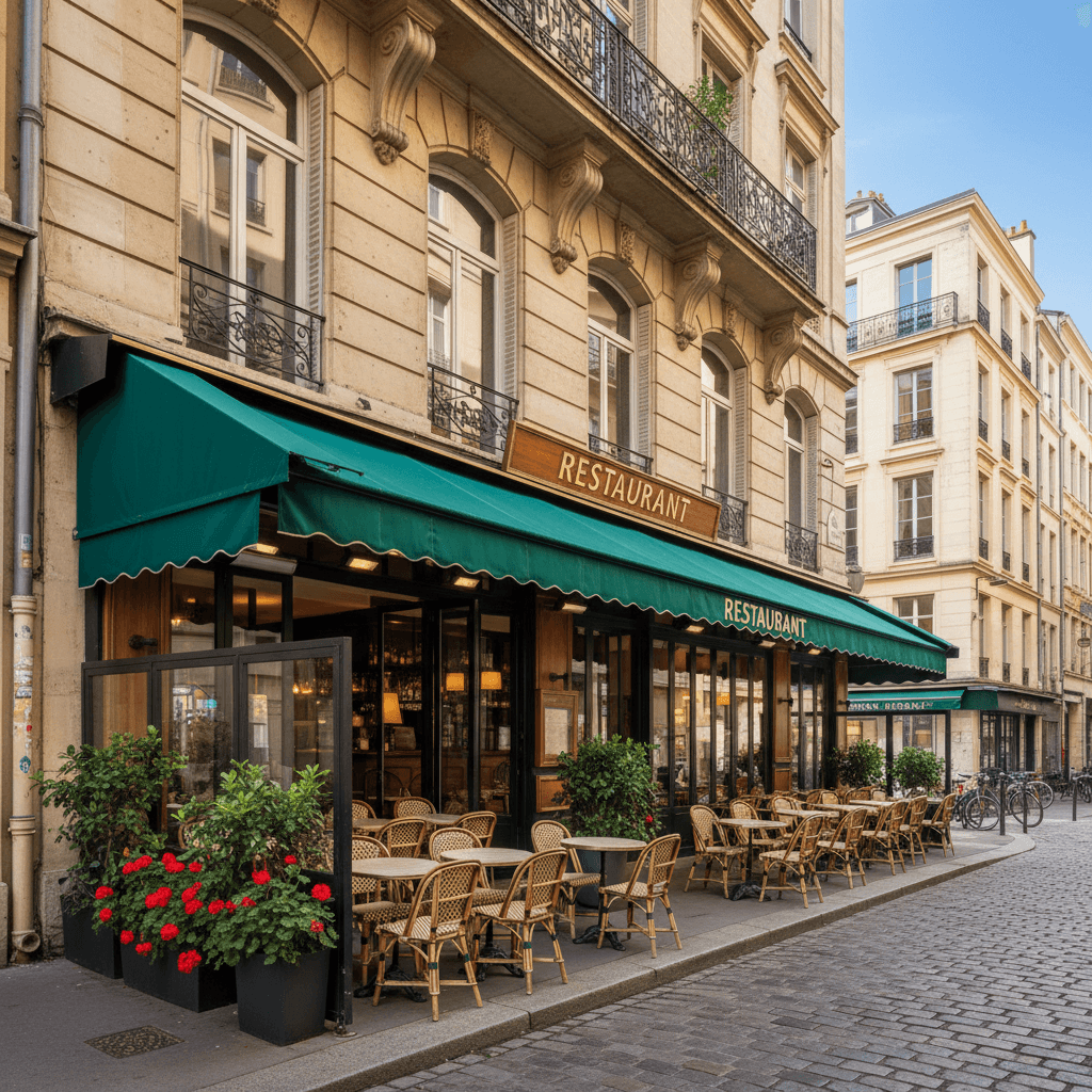 Restaurant 290m² à Lyon : terrasse - licence IV