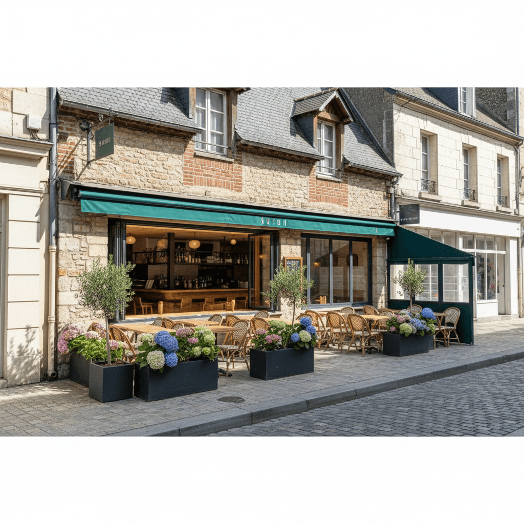 Restaurant 130m² à Le Havre : terrasse - licence IV