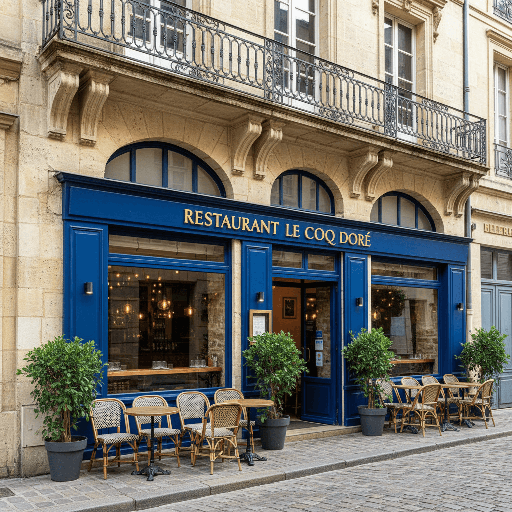 Restaurant 135m² à Bordeaux : terrasse - extraction