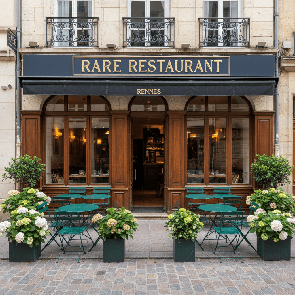 Restaurant 75m² à Rennes : terrasse - licence IV