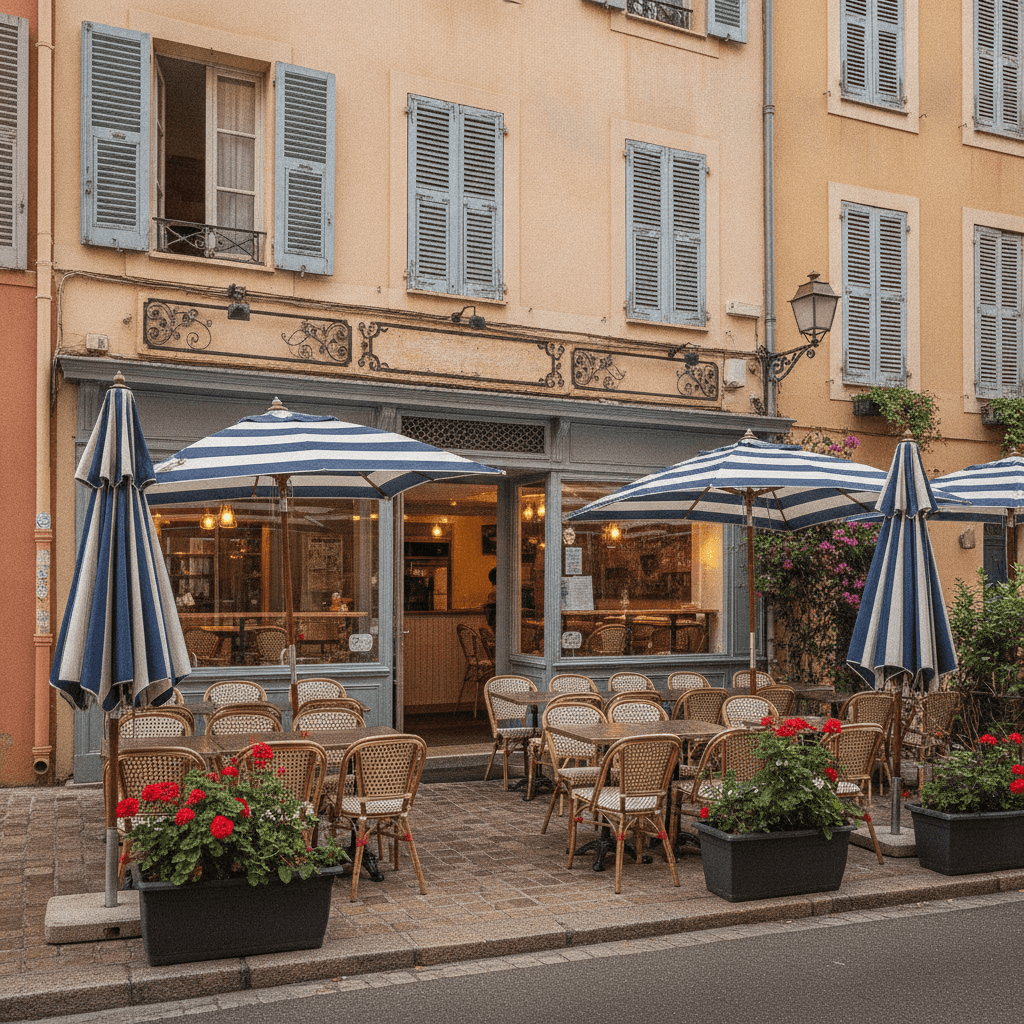 Snack 110m² à Nice : terrasse - licence IV