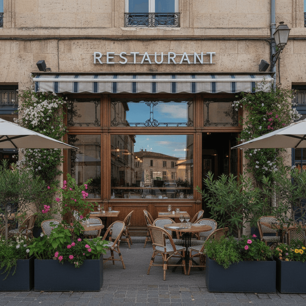 Restaurant à Montpellier : terrasse - licence IV