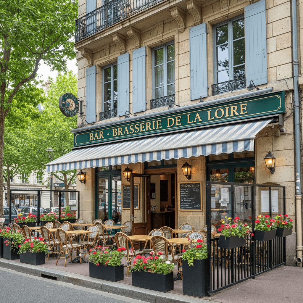 Bar-brasserie 80m² à Nantes : terrasse - licence IV