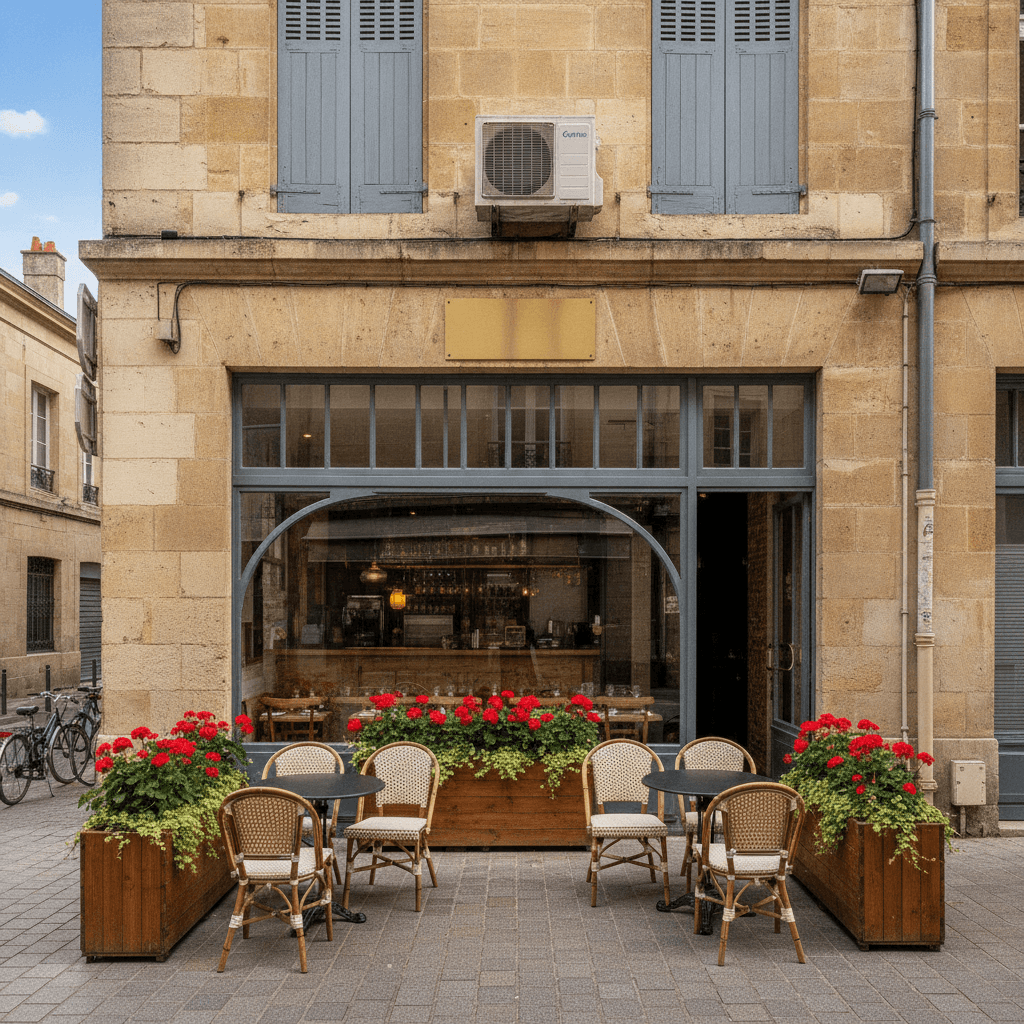 Restaurant 50m² à Bordeaux : extraction - climatisation