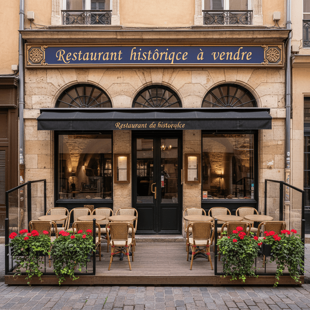 Restaurant 210m² à Lyon : terrasse - licence IV