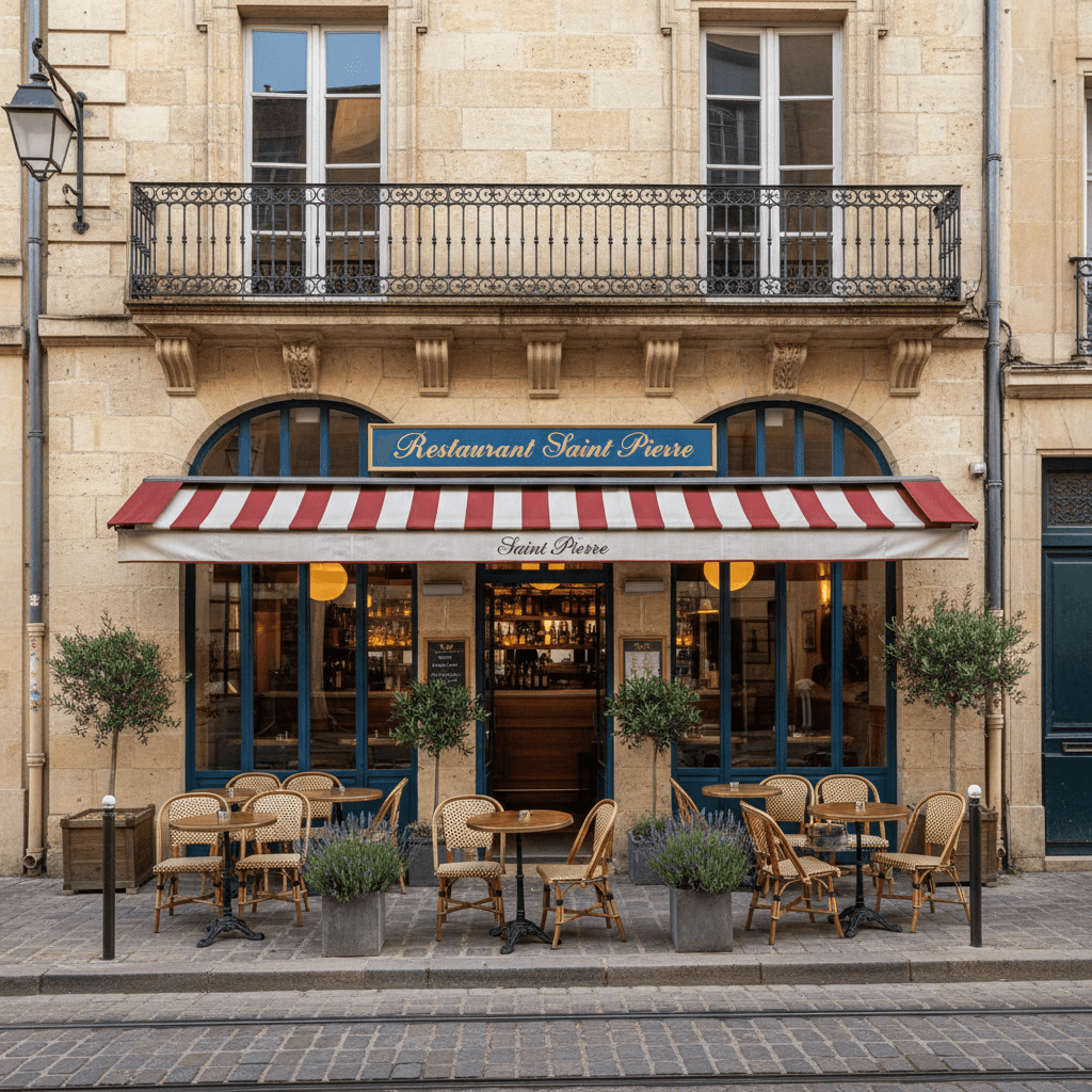 Restaurant 60m² à Bordeaux : extraction