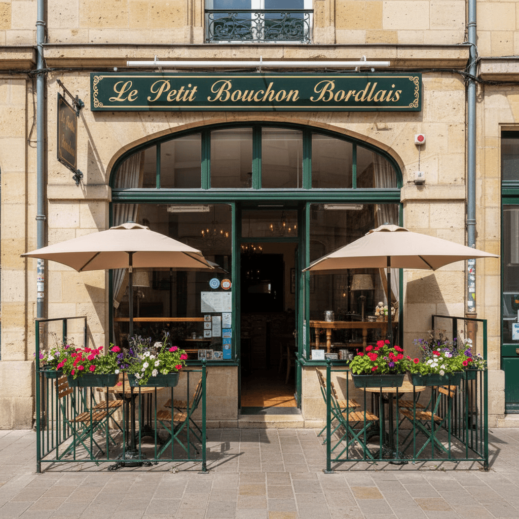 Restaurant 40m² à Bordeaux : terrasse - extraction