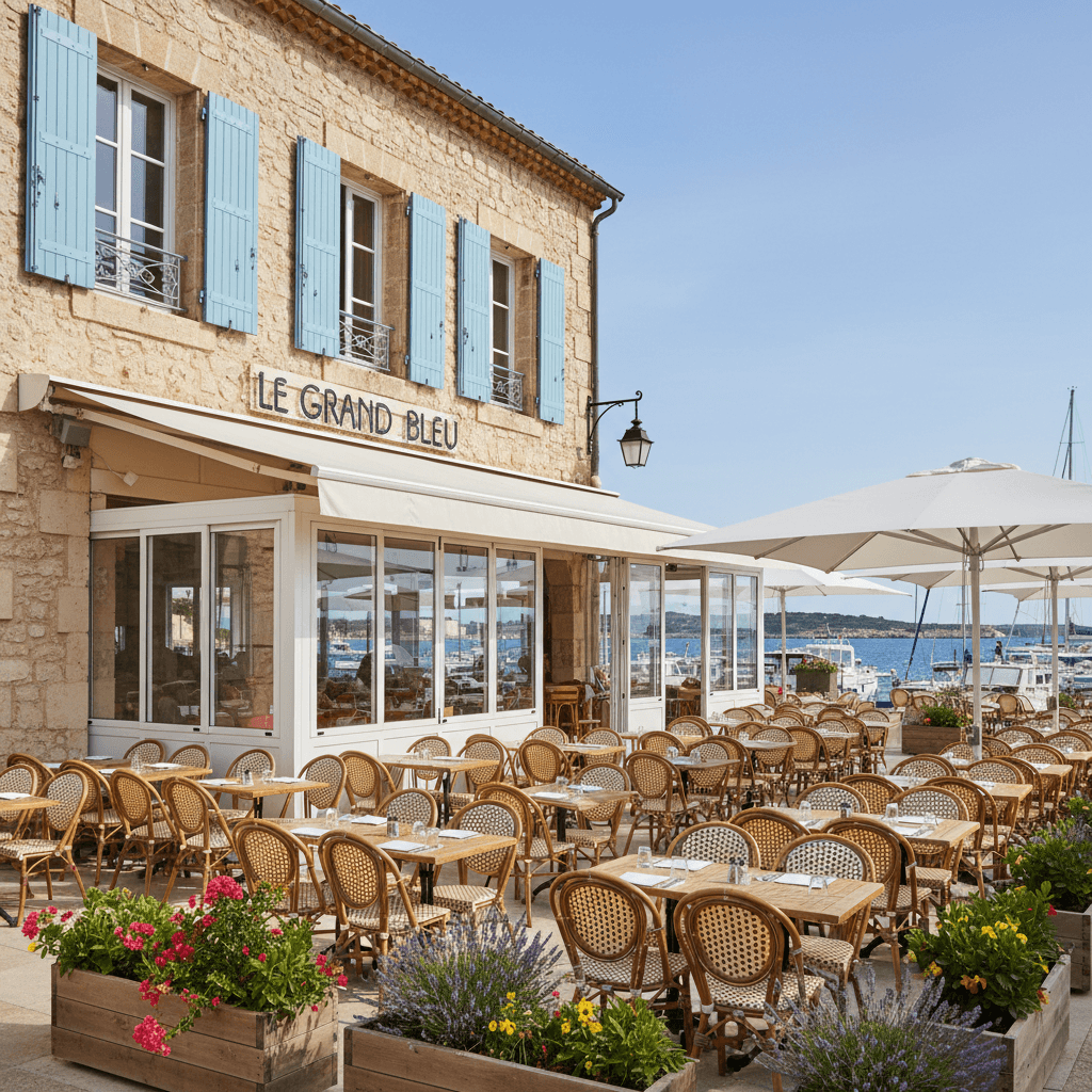 Restaurant 83m² à Marseille : terrasse - licence IV