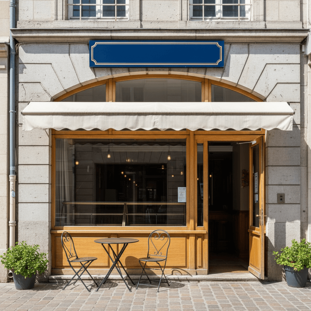 Bar-brasserie 40m² à Le Havre : terrasse - licence IV