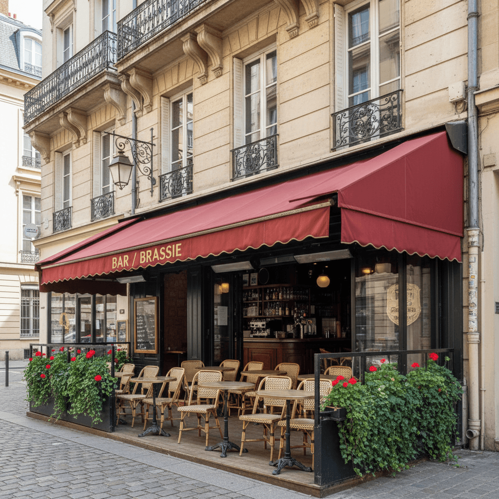 Bar-brasserie 80m² à Lyon : terrasse - licence IV