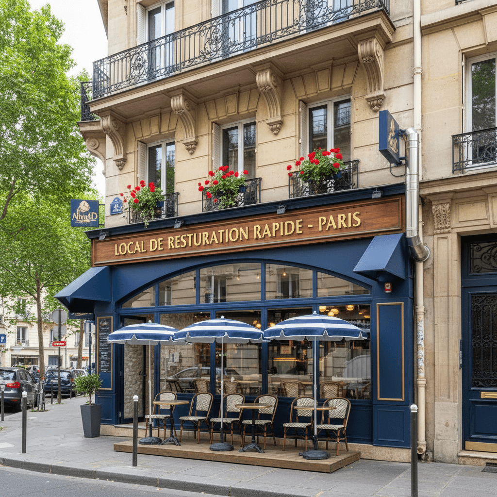 Local de Restauration Rapide à Paris - 40 m²