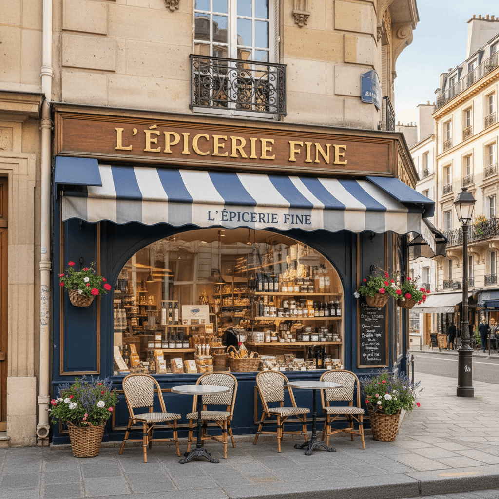 Épicerie fine à vendre - Quartier animé de Paris