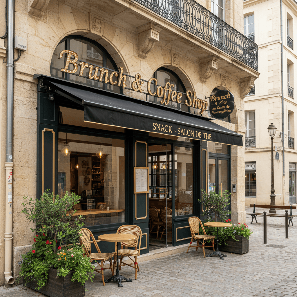 Snack 50m² à Montpellier : terrasse