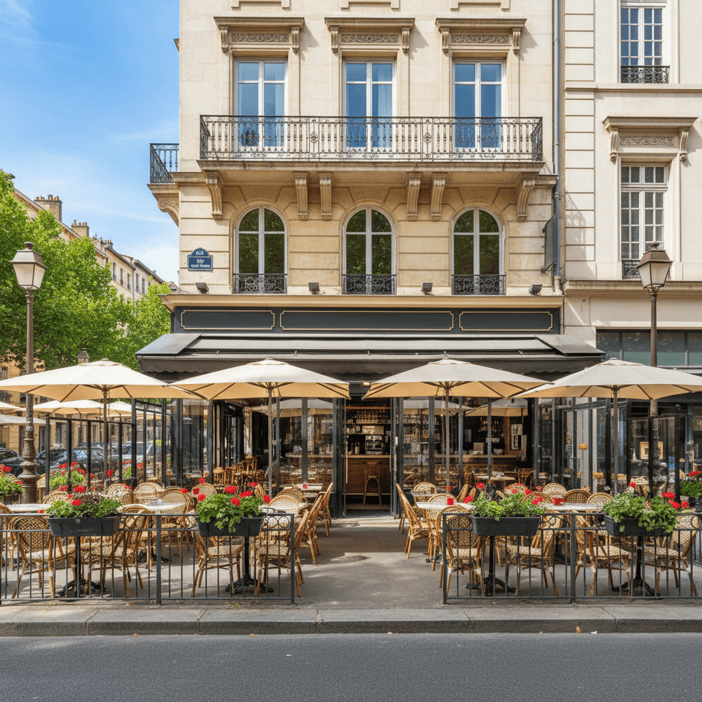 Restaurant 140m² à Lyon : terrasse