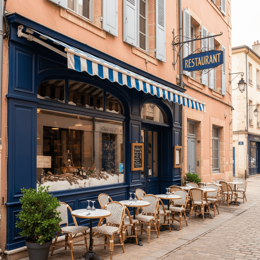 Restaurant 25m² à Toulouse : terrasse - extraction
