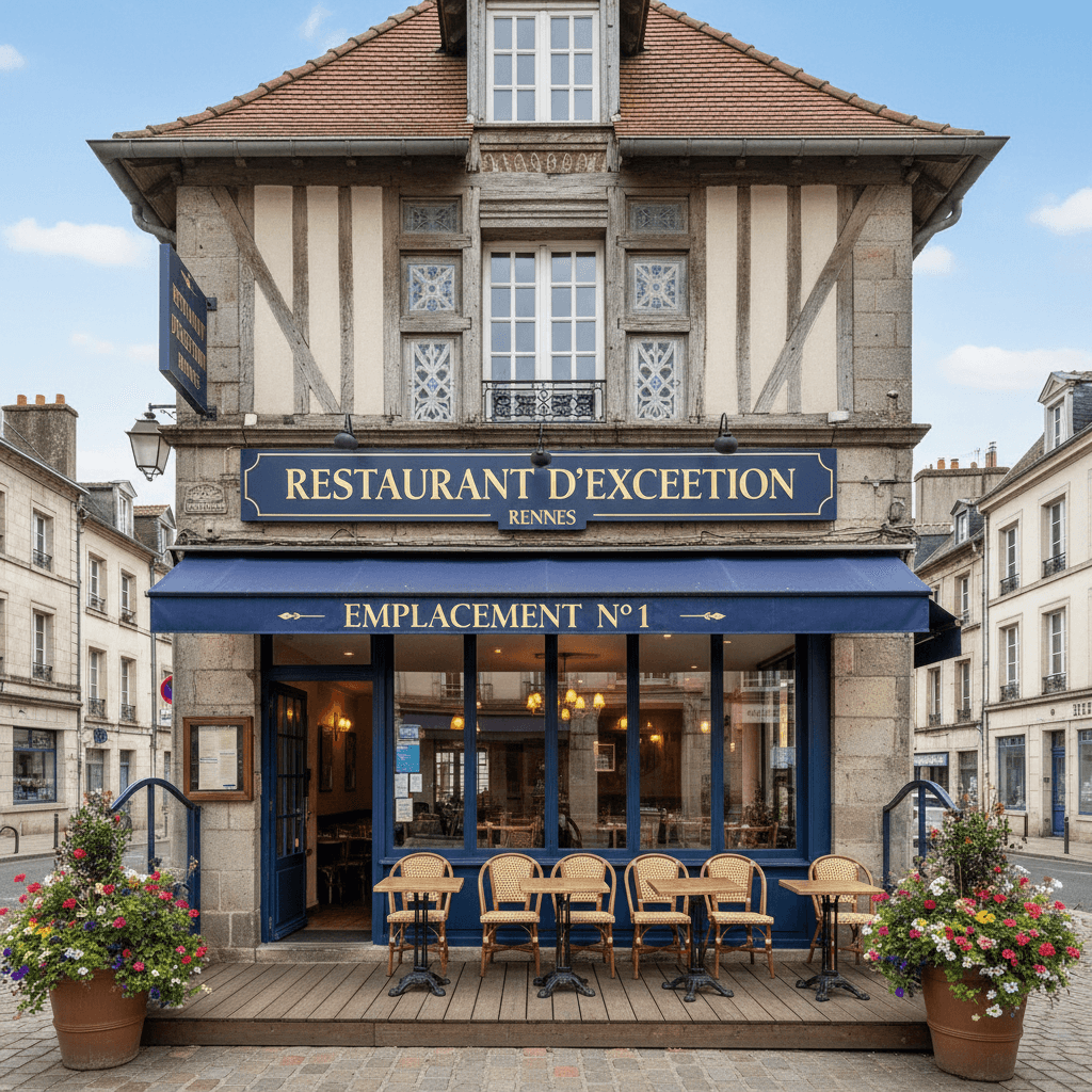 Restaurant à Rennes : terrasse - licence IV