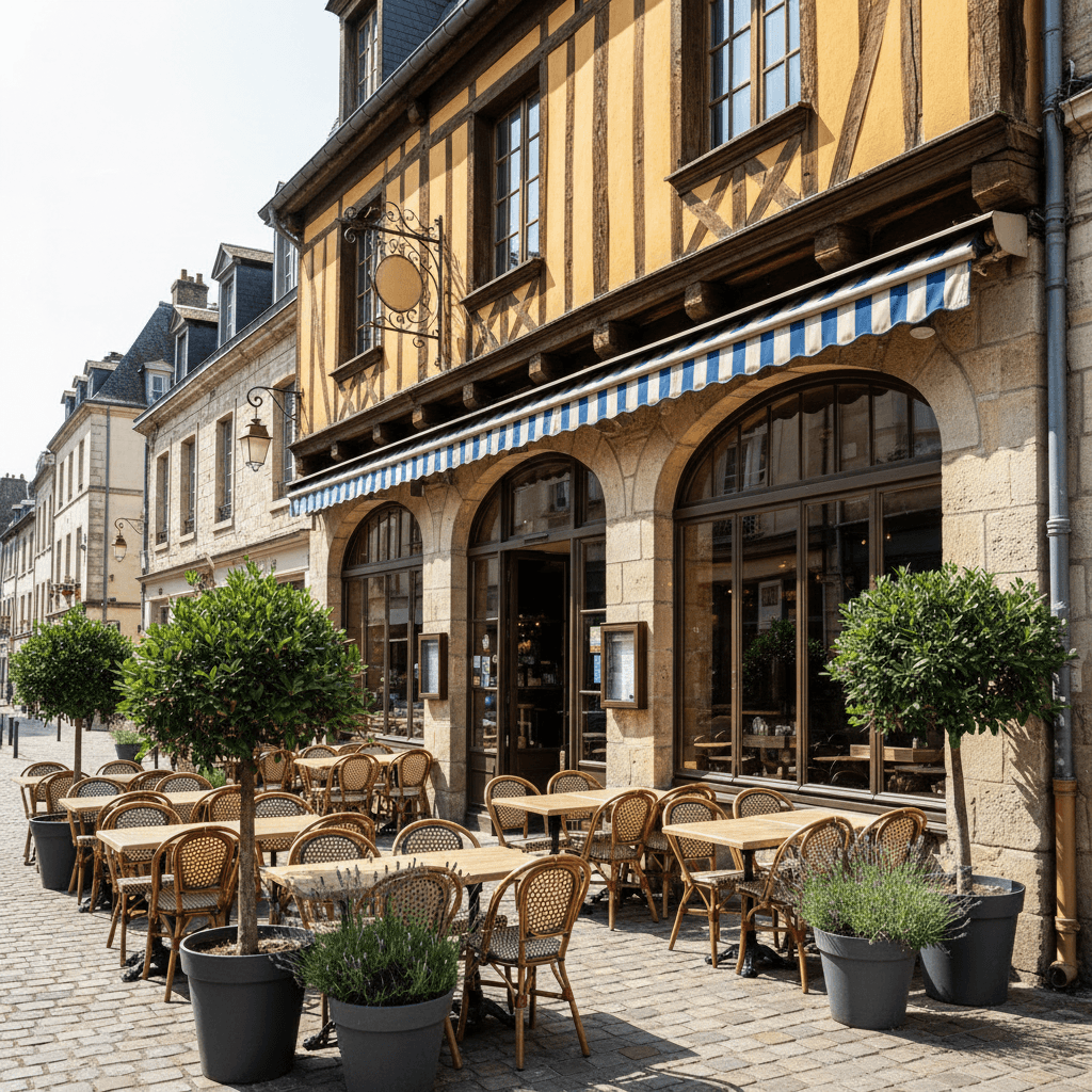 Restaurant à Rouen : terrasse - licence IV