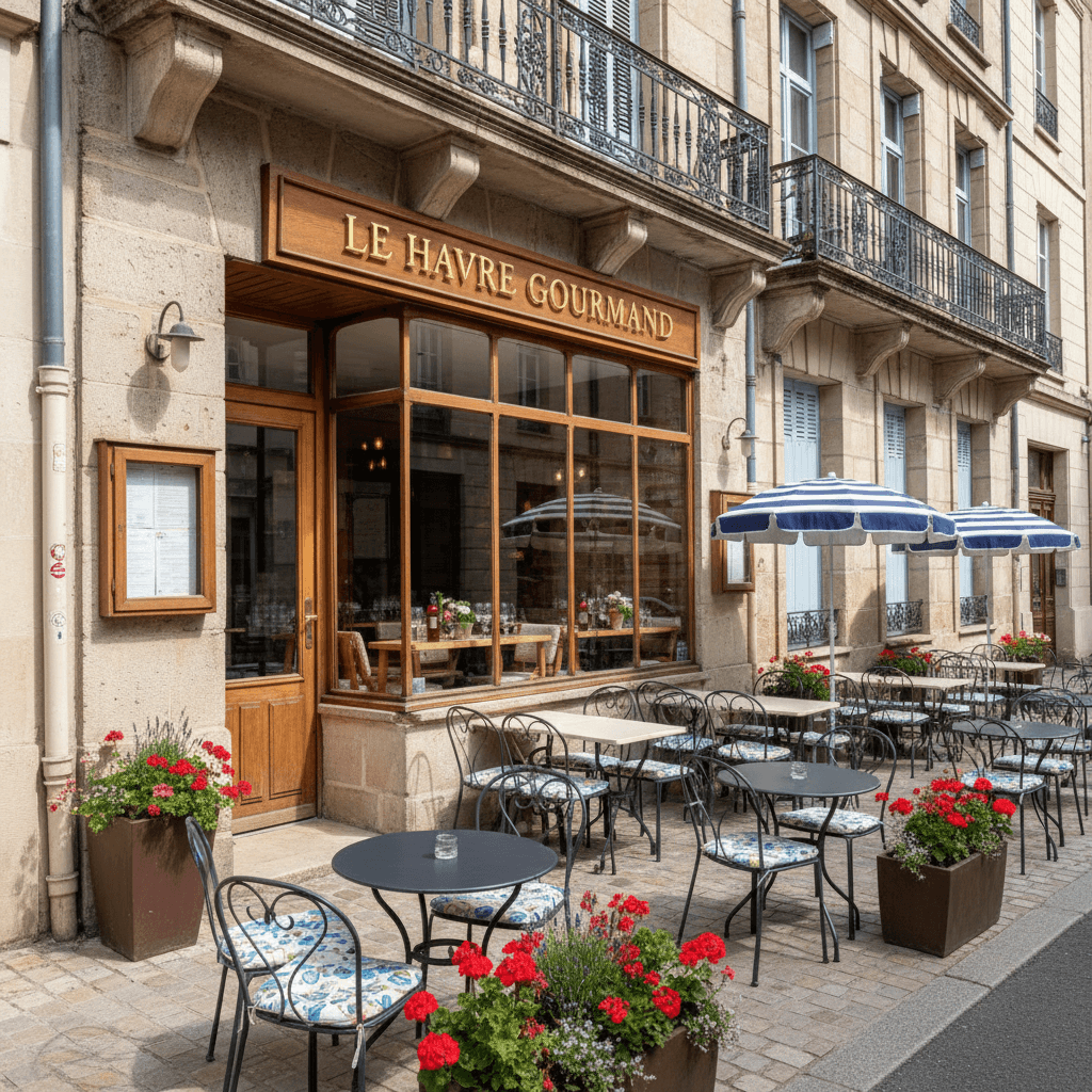 Restaurant 80m² à Le Havre : terrasse - licence IV