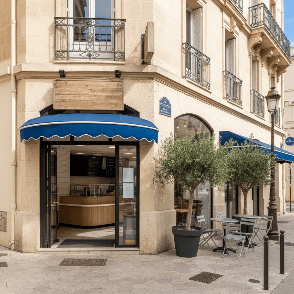 Fast-food à Marseille : licence IV - cuisine équipée