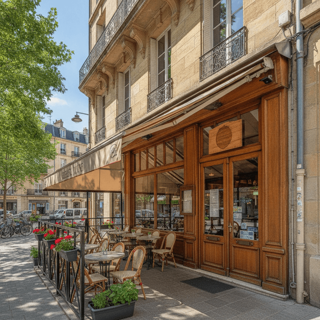 Restaurant 105m² à Bordeaux : terrasse - extraction