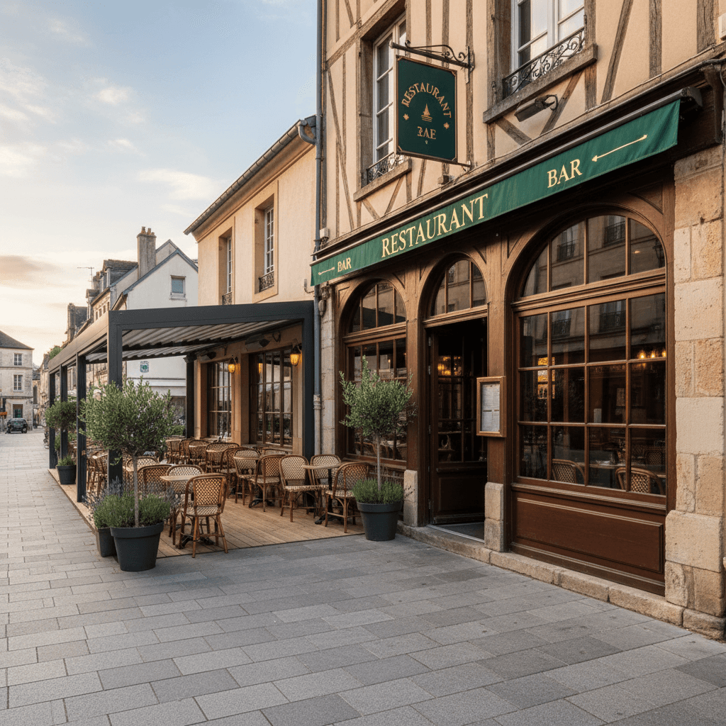 Restaurant à Rennes : terrasse - licence IV