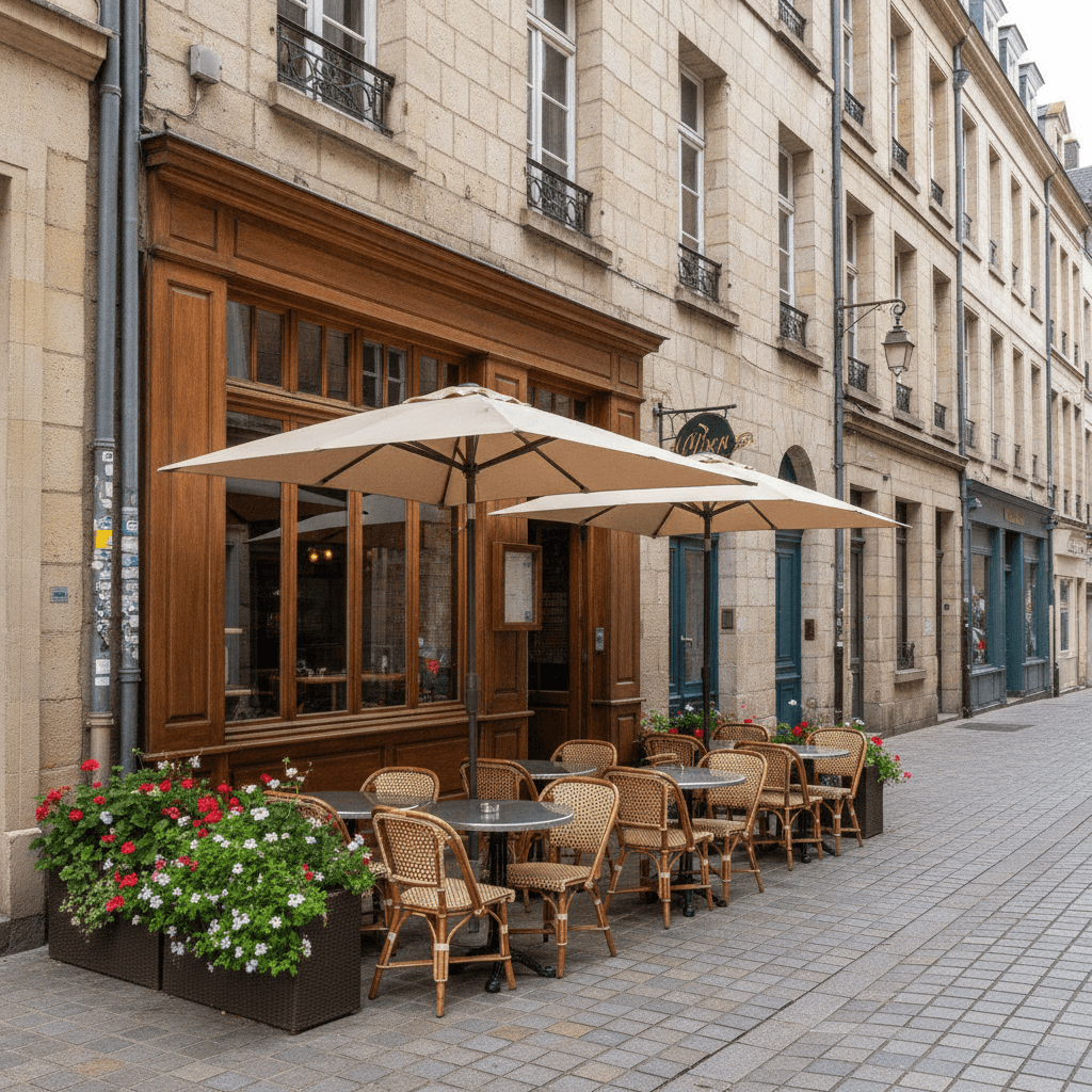 Restaurant 200m² à Nantes : terrasse