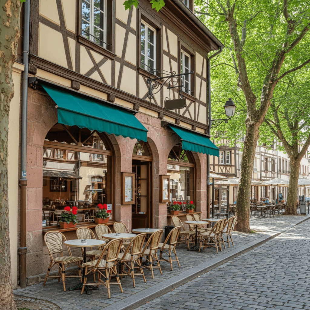 Restaurant 140m² à Strasbourg : terrasse - licence IV