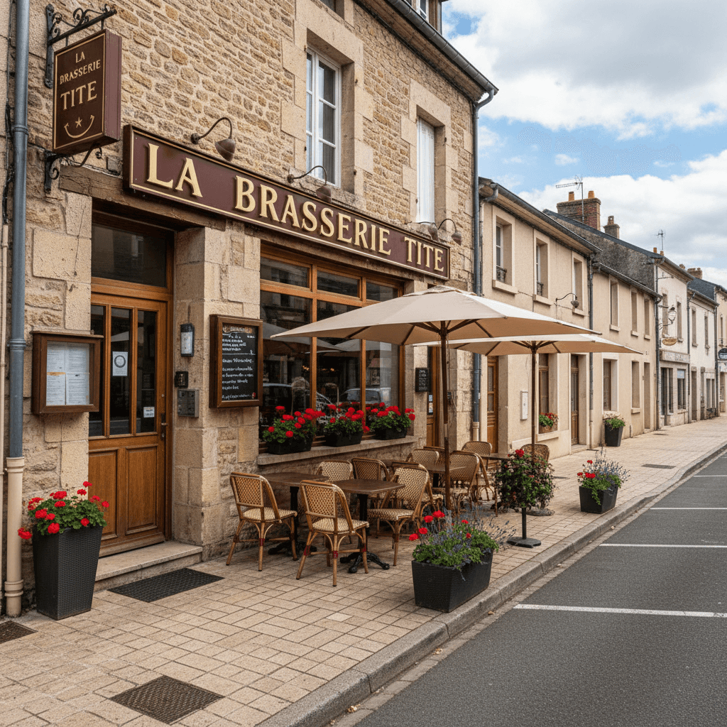 Bar-brasserie 100m² à Miremont : terrasse - licence IV