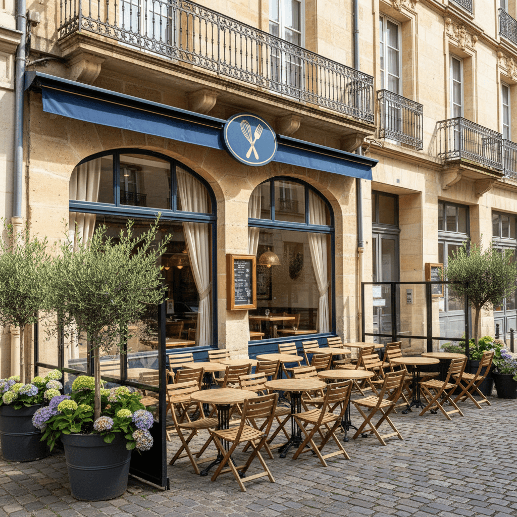 Restaurant 80m² à Nantes : terrasse - licence IV