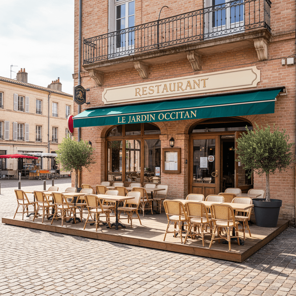 Restaurant à Toulouse : terrasse - licence IV