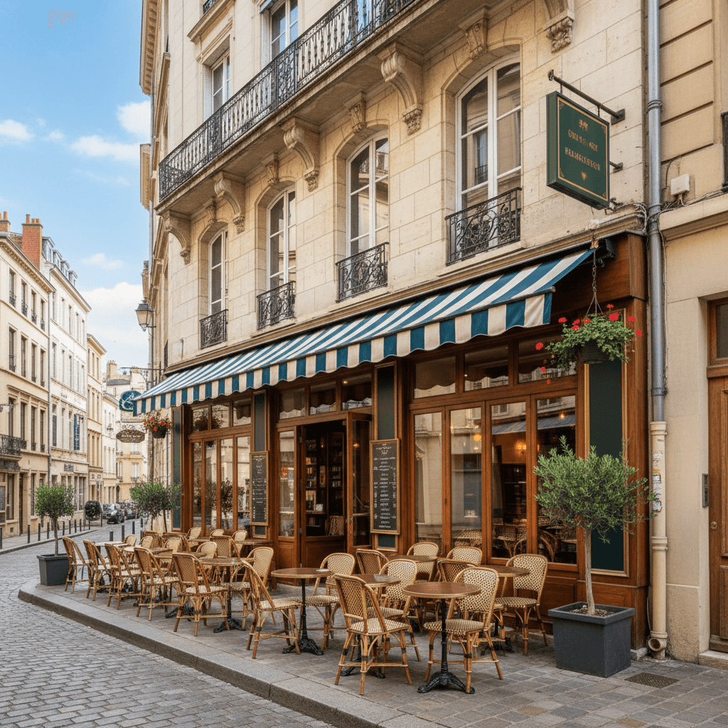 Bar-brasserie 65m² à Lyon : terrasse