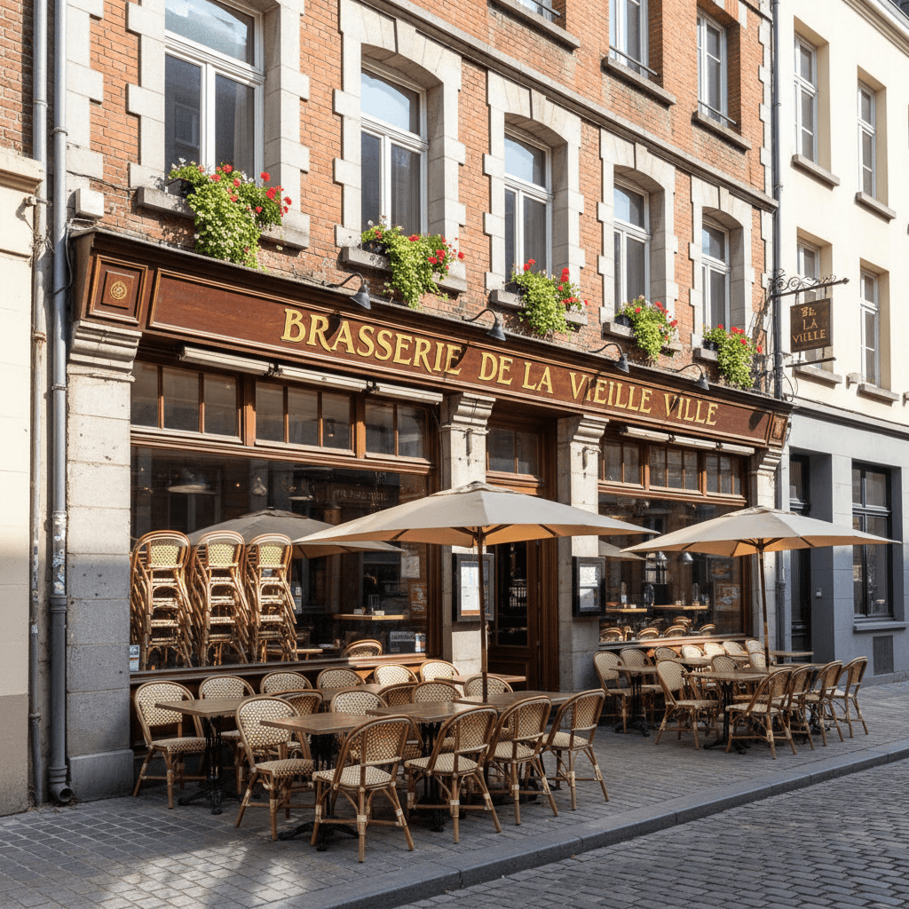 Bar-brasserie à Lille : terrasse - licence IV