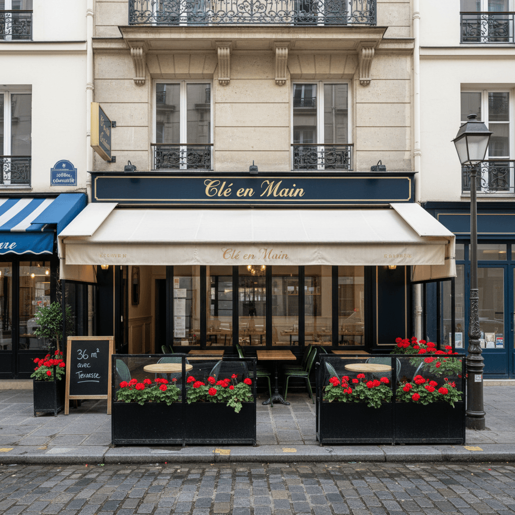 Restaurant Clé en Main à Paris - 36 m² avec Terrasse
