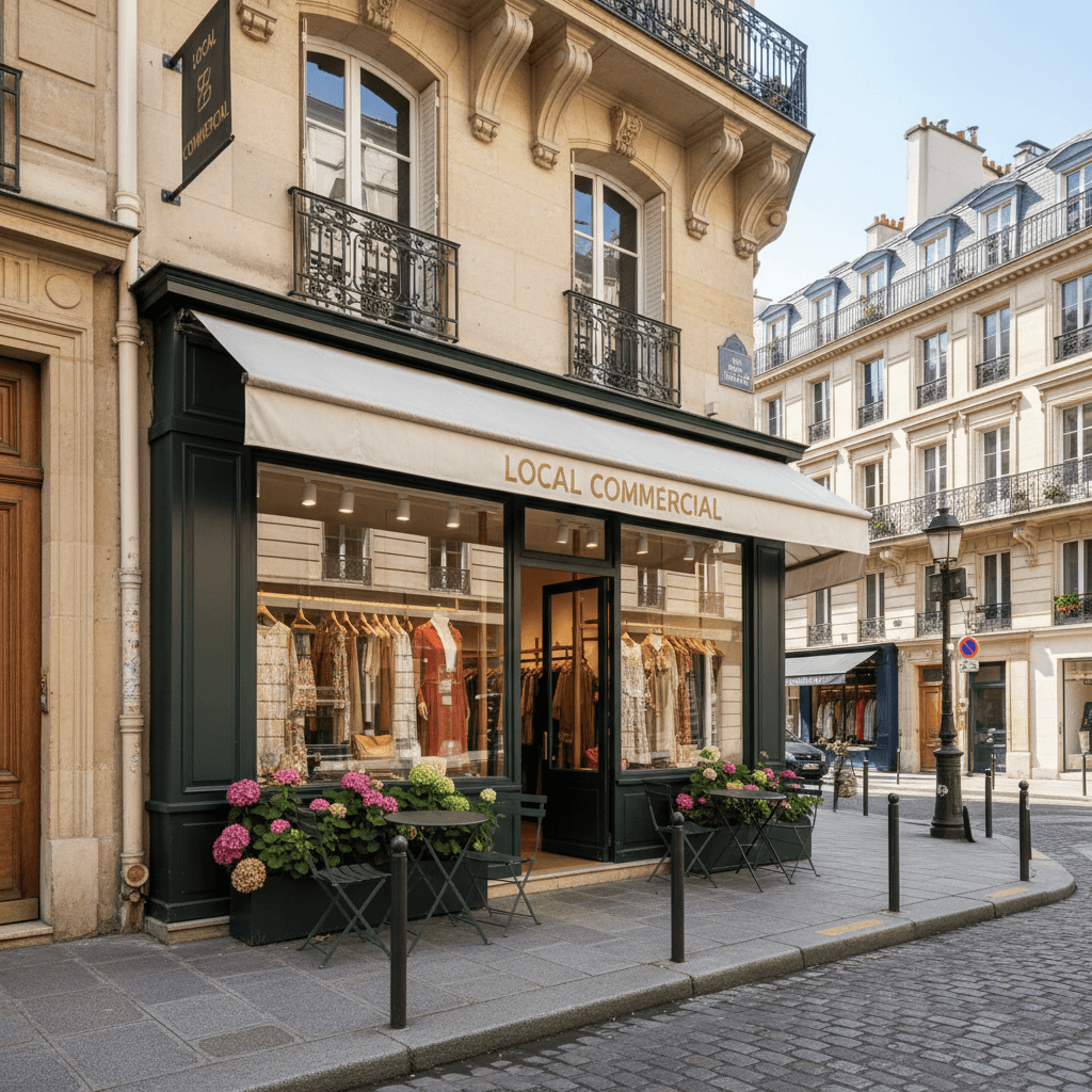 Local commercial de 100 m² au cœur du Marais