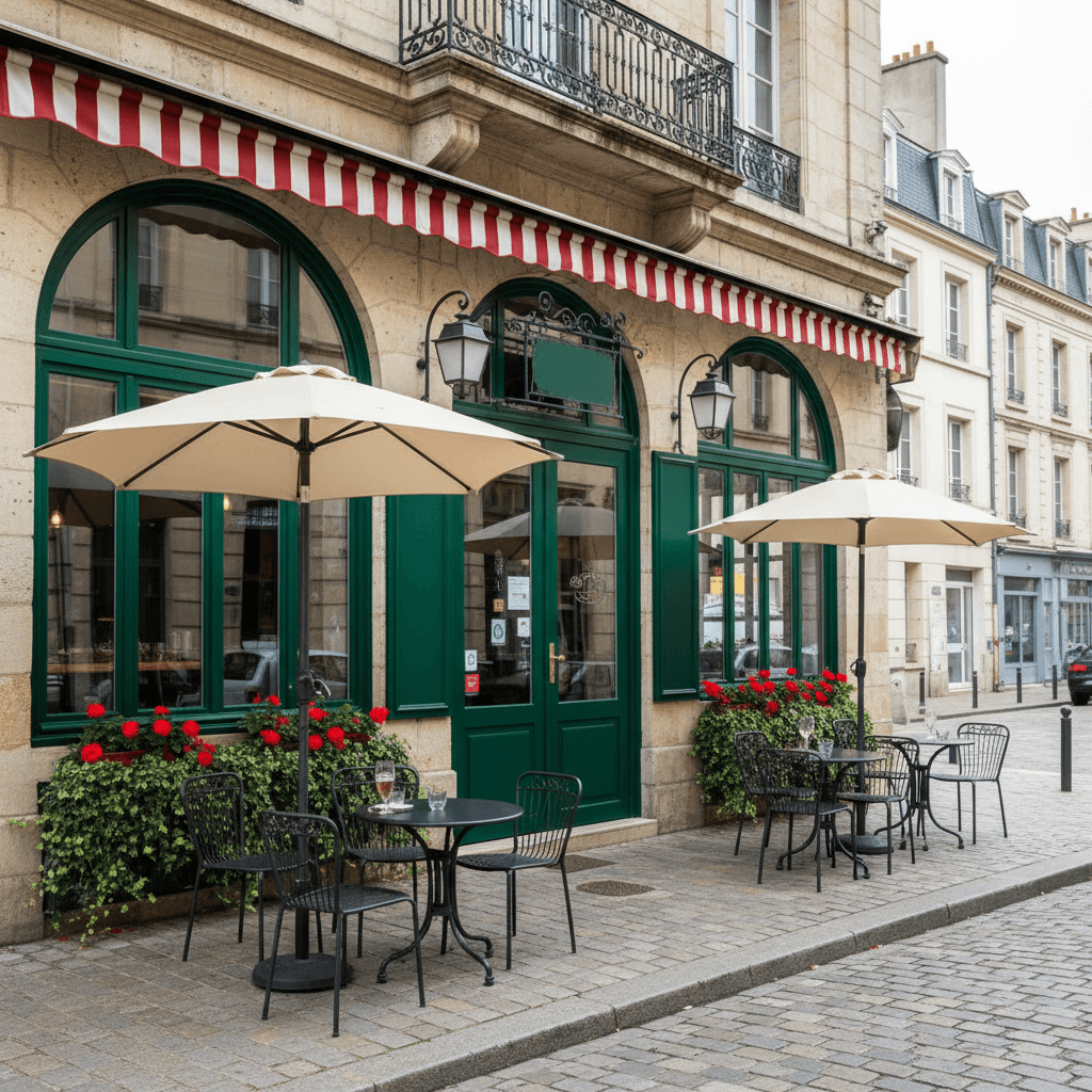 Bar-brasserie 180m² à Nantes : terrasse - licence IV