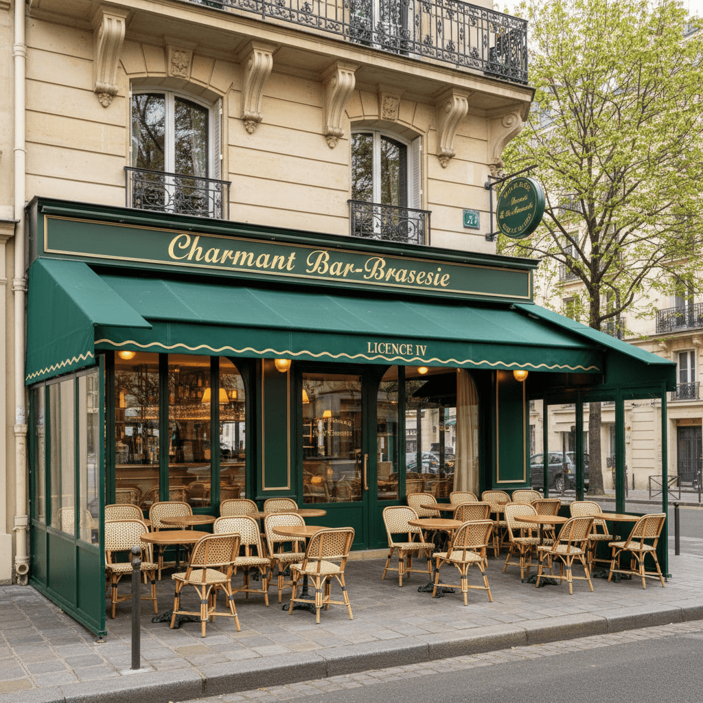 Charmant Bar-Brasserie avec Terrasse à Paris