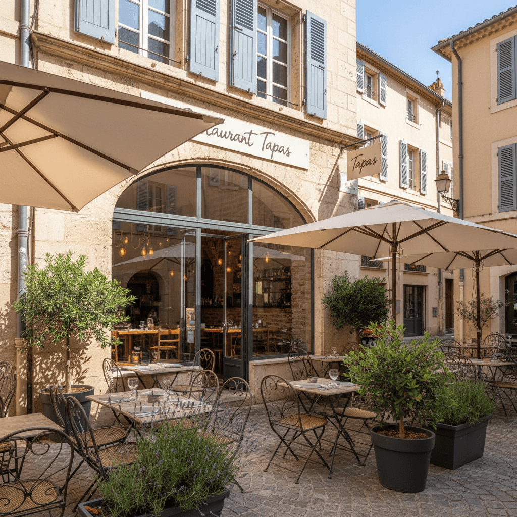 Restaurant à Montpellier : terrasse