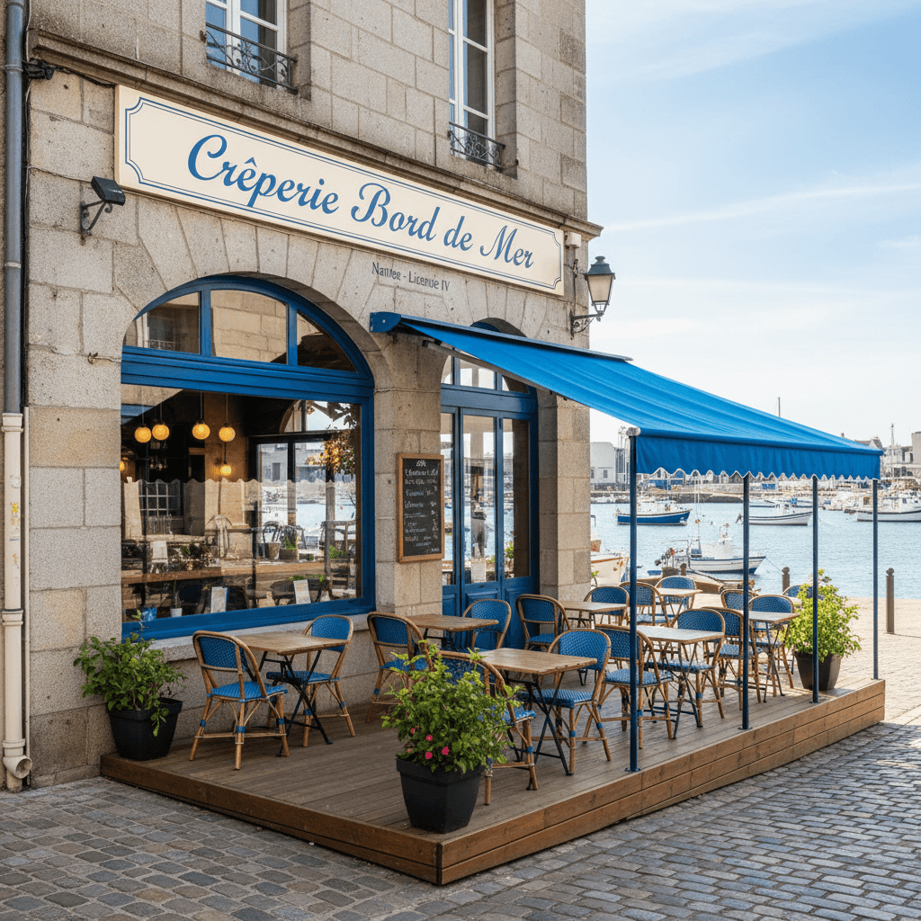 Restaurant à Nantes : terrasse - licence IV