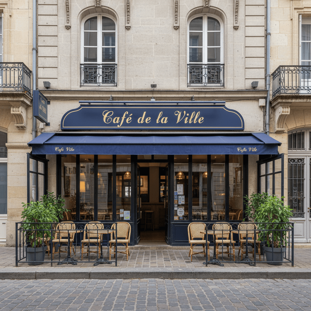 Bar-brasserie 90m² à Angers : terrasse - licence IV