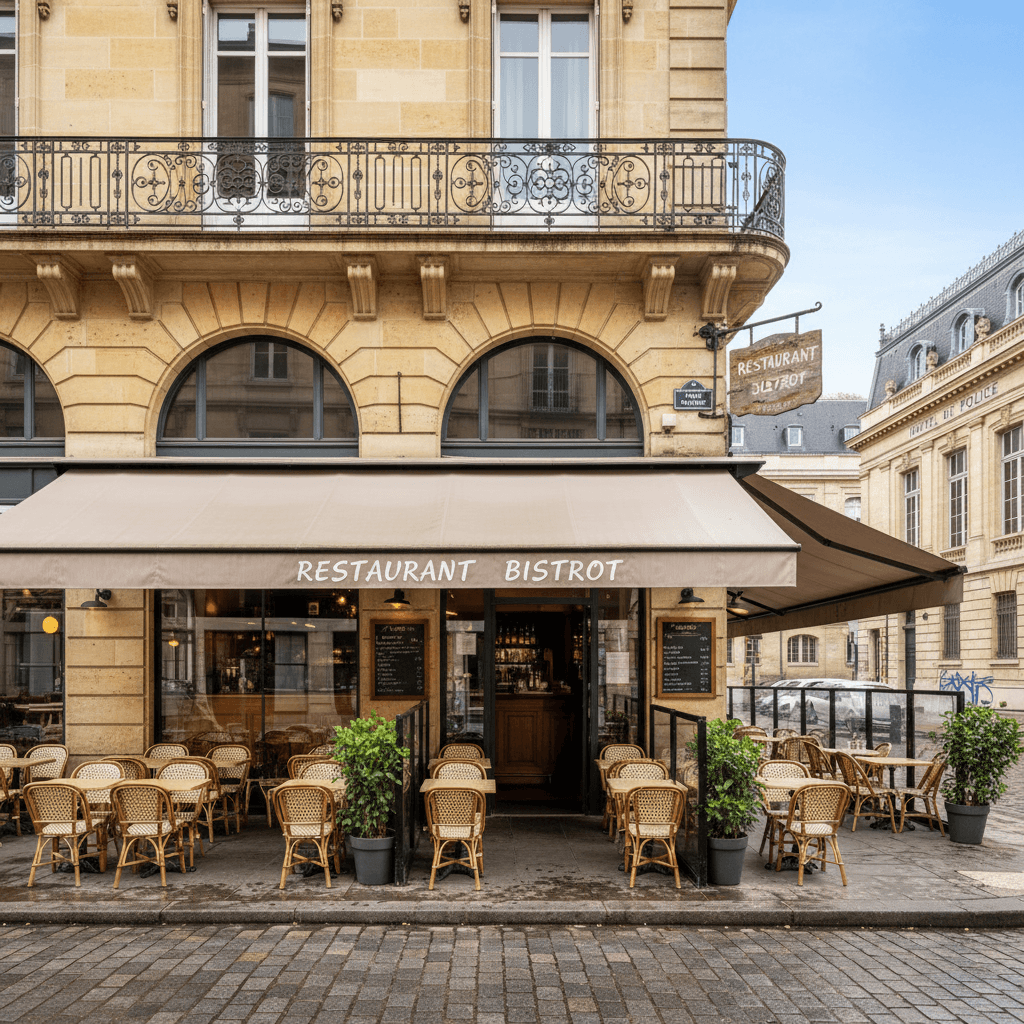 Restaurant à Bordeaux : terrasse - licence IV