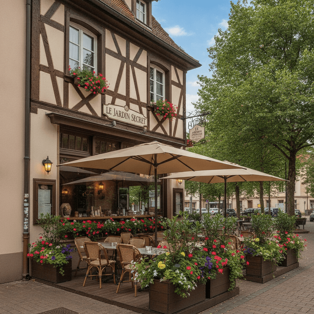 Restaurant 110m² à Strasbourg : terrasse - licence IV