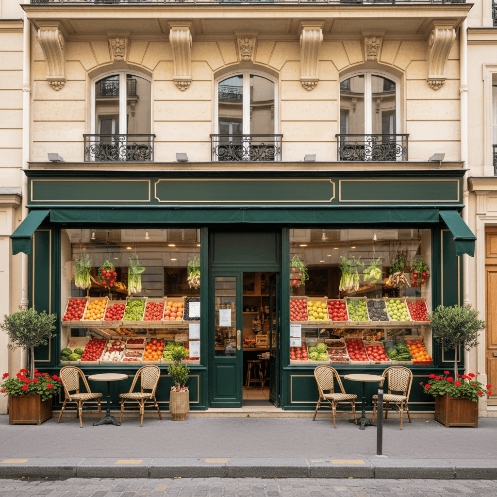 Local Commercial Idéal Fruits & Légumes à Paris