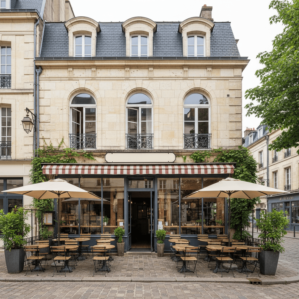 Restaurant 270m² à Nantes : terrasse - licence IV